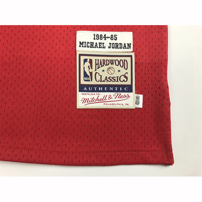 Camiseta Chicago Bulls Michael Jordan NO 23 Autentico 1984-85 Rojo